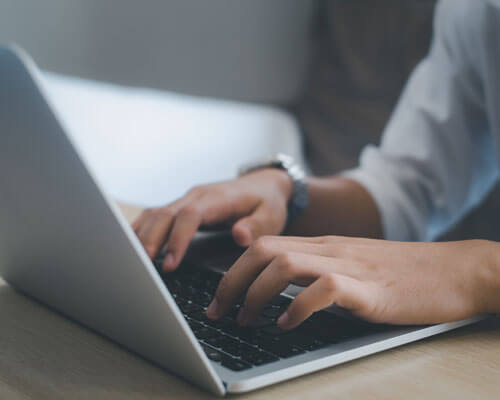 Person on laptop